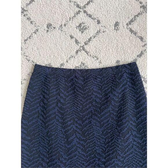 J. McLaughlin Mini Skirt Womens Small Blue Polyester Blend - Picture 4 of 7